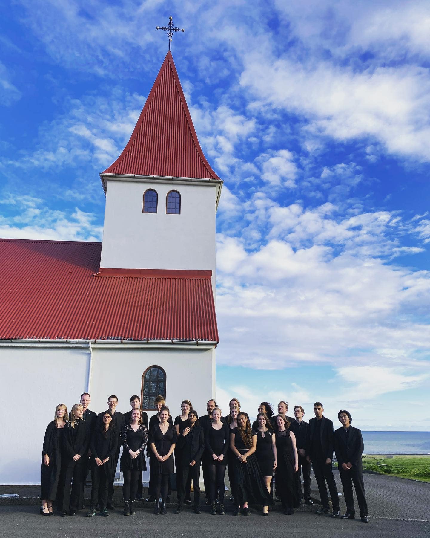 The Charter Choir at Víkurkirkja, Vík