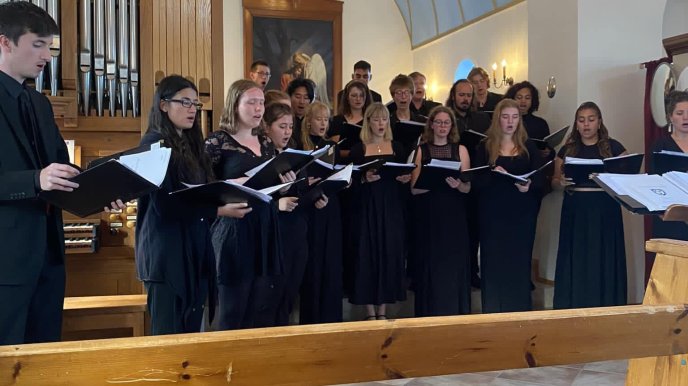 Choir inside Church