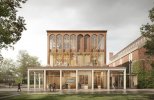 Winning design for the new Homerton College Porters' Lodge