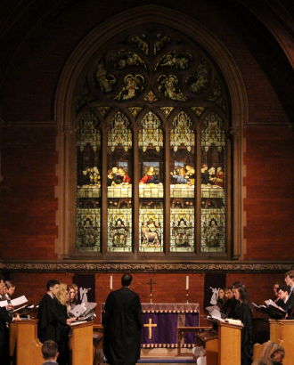Charter Choir in church